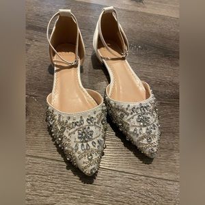 Kate Whitcomb Rhinestone wedding flats